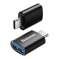 ADAPTERIS BASEUS INGENUITY SERIES TYPE-C TO USB-A3.1 OTG JUODAS ZJJQ000001, 6932172605643