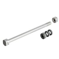 GARMIN TACX E-THRU TRAINER AšIS KLASIKINIAMS TRENIRUOKLIAMS, 10 MM, GALINIS RATAS, T1706