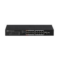 DAHUA POE šAKOTUVAS 100MBPS 16PORTU+1G UPLINK + 1SFP, POE IKI 250, HI-POE, 3117-16ET135