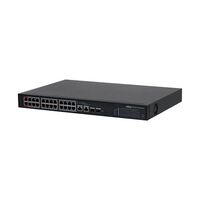 DAHUA POE šAKOTUVAS VALDOMAS 100MBPS 24PORTų+2G UPLINK + 2SFP, HI-POE, 4101-24ET360