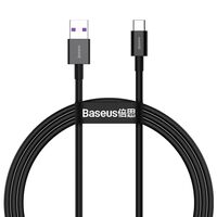 USB KABELIS BASEUS SUPERIOR Iš USB į TYPE-C 66W 2.0M JUODAS CATYS-A01, 44257
