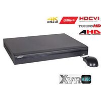 DAHUA PENTABRID 4K įRAšYMO įRENGINYS 8KAN. HDCVI/AHD/TVI/CVBS/IP, 4K 7FPS, 4MP 15FPS(NON-REALTIME), POC, 5208AN4KLX8P