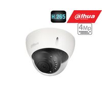 DAHUA IP KAMERA 4MP KUPOLINė SU IR IKI 30M, 2.8MM. 93°, H.265, POE, IP67, IP67, IK10, S4 VERSIJA, HDBW1431EP