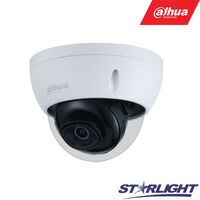DAHUA IP KAMERA KUPOL. 2MP STARLIGT, IR PAšVIETIMAS IKI 30M, 1/2.8” 2.8MM 106°, WDR, IVS, IP67, H.265,, HDBW2231E-S