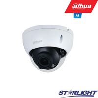 DAHUA IP KAMERA HDBW3841R-ZS 8MP, IR PAšVIETIMAS IKI 40M, 2.7MM-13.5MM 113°-31°, SMD, IVS, AI, IK10, HDBW3841R-ZS