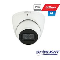 DAHUA IP KAM. AI 4M 2K KUPOL. STARLIGHT + SU LXIR IKI 50M, 4MP(2688X1520)1~25FPS, 3.6MM, H.265+, EPOE,IK10, HDW5442TMAS