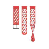 SUUNTO 22MM SILICONE STRAP LAVA RED APYRANKė, SS050962000