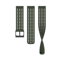 SUUNTO 22MM ATHLETIC 2 SILICONE FOREST GREEN APYRANKė, SS050851000