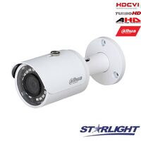 DAHUA HD-CVI KAM. STARLIGHT CILINDRINė 2.1MP SU IR IKI 30M, 3.6MM OBJ., STARVIS SENSOR., WDR, IP67, HFW2241SP