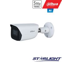 DAHUA IP KAMERA CILINDR. 5MP STARLIGHT AI, IR PAšVIETIMAS IKI 50M, 1/2.7” 2.8MM 98°, SMD, IVS, IP67, H.265, HFW3541E-AS