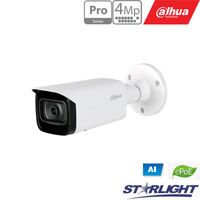 DAHUA IP KAM. AI 4M 2K CILIND. STARLIGHT + SU LXIR IKI 50M, 4MP(2688X1520) 1~25FPS, 3.6MM, H.265+, EPOE, HFW5442T-ASE