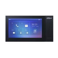 DAHUA IP DOMOFONO MONITORIUS 7 COLIų, POE, VEIKIA TIK SIP PROTOKOLU, JUODAS, VTH2421FB-P