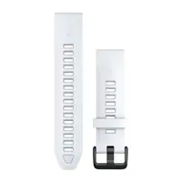 GARMIN QUICKFIT 20 MM BALTO AKMENS SILIKONINė APYRANKė, 010-13391-01