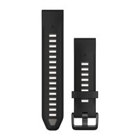 GARMIN QUICKFIT 20 MM JUODA/PILKO AKMENS SILIKONINė APYRANKė, 010-13391-00