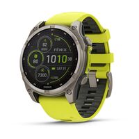GARMIN FENIX 8 51MM, SAPPHIRE SOLAR, GELTONAS, 010-02907-21