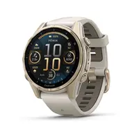 GARMIN FENIX 8 43MM, AMOLED, ŠVIESAUS AUKSO SPALVOS, 010-02903-11