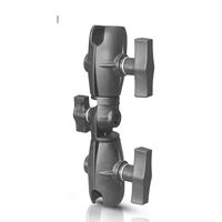PROMARINE JUNGTIS DVIGUBA SU POSūKIU DOUBLE SOCKET ARM, C DYDIS, 24CM, PM-CDLG3A