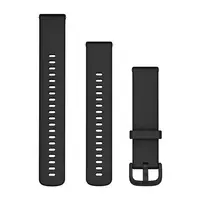GARMIN GREITAI ATSEGAMA 20 MM JUODA SILIKONINė APYRANKė, 010-12932-64