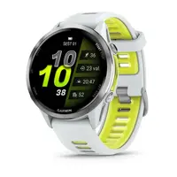 GARMIN FORERUNNER 970 TITANO SPALVOS IR BALTOJO AKMENS KORPUSU, 010-02969-11