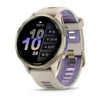 GARMIN FORERUNNER 970 šVIESIOS AUKSO SPALVOS TITANAS SU žALSVAI PILKU KORPUSU, 010-02969-12