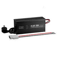 POWER QUEEN 14.6V 20A LIFEPO4 įKROVIKLIS 12V LIFEPO4 AKUMULIATORIUI, PQ-14.6V-20A-12V