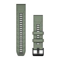 GARMIN QUICKFIT 22MM TAMSIAI žALIA/GRAFITO SILIKONINė APYRANKė, 010-13392-04