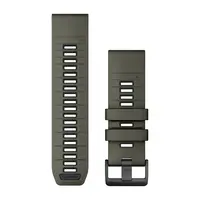 GARMIN QUICKFIT 26 ALYVUOGIų žALIOS/JUODOS SILIKONINė APYRANKė, 010-13393-12