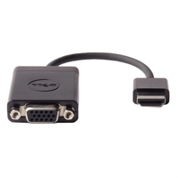 DELL | ADAPTER HDMI TO VGA | 470-ABZX | BLACK | HDMI - MALE | HD-15 (VGA) - FEMALE, 470-ABZX