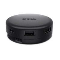 DELL PRO 7-IN-1 USB-C TRAVEL HUB - DA326 | BLACK, 470-BGCG