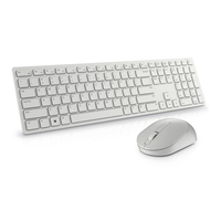 DELL | KEYBOARD AND MOUSE | KM5221W PRO | KEYBOARD AND MOUSE SET | WIRELESS | MOUSE INCLUDED | US | WHITE, 580-AKEZ