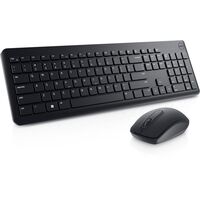 DELL | KEYBOARD AND MOUSE | KM3322W | KEYBOARD AND MOUSE SET | WIRELESS | BATTERIES INCLUDED | WIRELESS CONNECTION | US | BLACK, 580-AKFZ