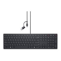 DELL | COLLABORATION KEYBOARD | KB525C | KEYBOARD | WIRED | UKRAINIAN (QWERTY) | BLACK, 580-BBTG