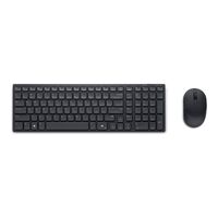 DELL | SILENT KEYBOARD AND MOUSE | KM555 | KEYBOARD AND MOUSE SET | WIRELESS | WIRELESS CONNECTION | US INTERNATIONAL (QWERTY) | BLACK, 580-BBVV