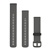 GARMIN GREITAI ATSEGAMA 20MM AKMENUKų PILKUMO SILIKONINė APYRANKė, 010-12932-68