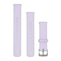 GARMIN GREITAI ATSEGAMA 18MM SU SIDABRO SPALVOS SAGTIMI IR šVIESIAI VIOLETINE SILIKONINE APYRANKE, 010-13406-01