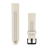 GARMIN QUICKFIT 20 MM KREMINė/žALSVAI PILKA SILIKONINė APYRANKė, 010-14506-04