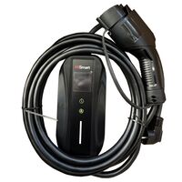 ELEKTROMOBILIO NEšIOJAMAS įKROVIKLIS TYPE 1 - SCHUKO (220V), 6-16A, 3.5KW, 1-FAZė, 5M, EV200849