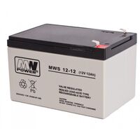 MWPOWER MWS 12V 12AH AGM AKUMULIATORIUS, MWS12-12