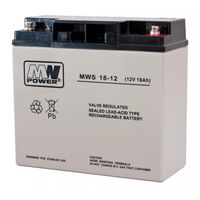 MWPOWER MWS 12V 18AH AGM AKUMULIATORIUS, MWS18-12