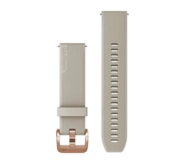 GARMIN GREITAI ATSEGAMA 20 MM šVIESIAI SMėLINė RAIžYTA SILIKONINė APYRANKė, 010-13114-02