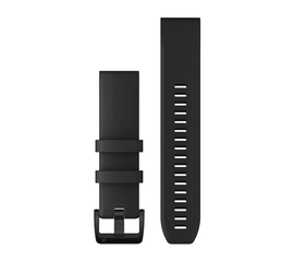 GARMIN QUICKFIT 22MM JUODA RAIžYTA SILIKONINė APYRANKė, 010-12901-00