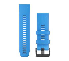 GARMIN QUICKFIT 26MM šVIESIAI MėLYNA SILIKONINė APYRANKė, 010-12741-02