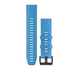 GARMIN QUICKFIT 22MM šVIESIAI MėLYNA SILIKONINė APYRANKė, 010-12740-03