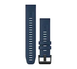 GARMIN QUICKFIT 22MM TAMSIAI MėLYNA SILIKONINė APYRANKė, 010-13111-31