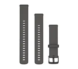GARMIN GREITAI ATSEGAMA 18MM PILKų AKMENėLIų SILIKONINė APYRANKė, 010-13256-00