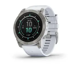 GARMIN EPIX PRO 51 MM SAPPHIRE - TITANAS SU BALTOJO AKMENS SPALVOS DIRžELIU, 010-02804-11