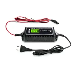 EVERACTIVE AUTOMATINIS 9 ETAPų 6/12V 1,2-120AH AKUMULIATORIų KROVIKLIS SU LCD EKRANU, CBC-5