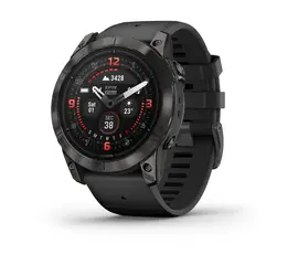 GARMIN EPIX PRO 47 MM SAPPHIRE - PILKOS ANGLIES SPALVOS DLC TITANAS, SU JUODU DIRžELIU, 010-02803-11