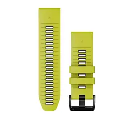 GARMIN QUICKFIT 26MM GELSVAI GRAFITO SILIKONINė APYRANKė, 010-13281-03
