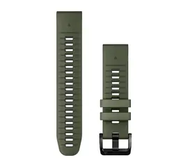GARMIN QUICKFIT 22MM SAMANų GRAFITO SILIKONINė APYRANKė, 010-13280-07